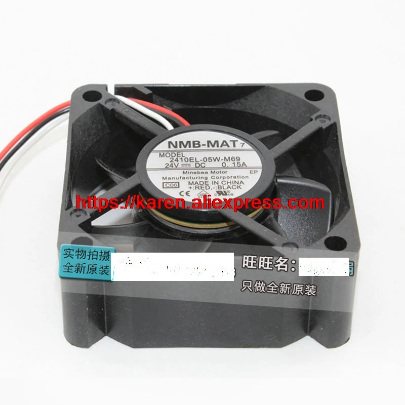 2410EL-05W-M69 DC24V 0.15A 60*60*25 мм 6 см сигнальный инвертор, вентилятор охлаждения
2410EL-05W-M69 DC24V 0.15A 60*60*25 мм 6 см сигнальный инвертор, вентилятор охлаждения