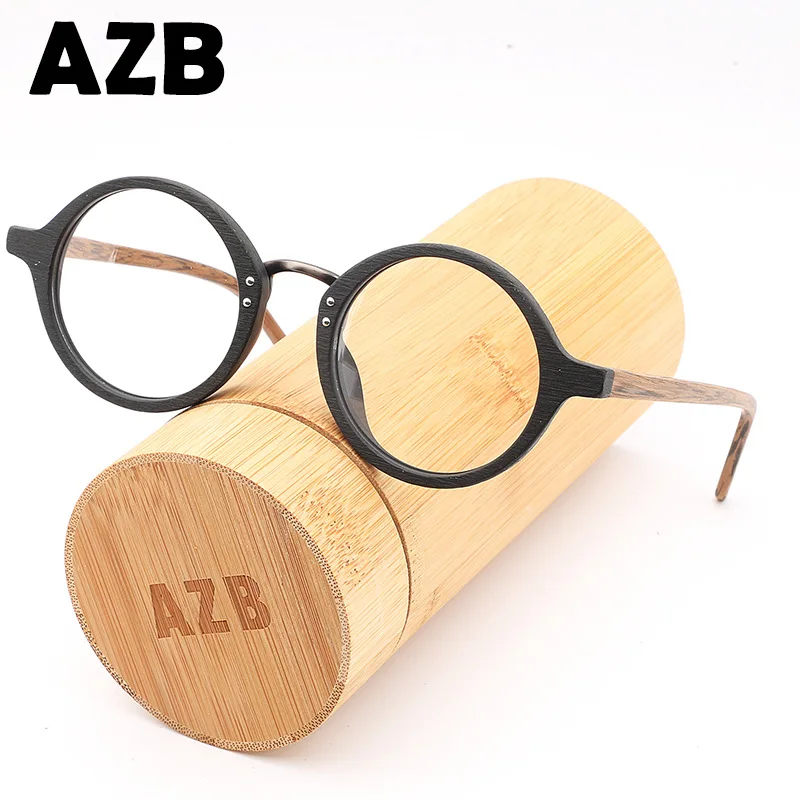 Высококачественные круглые прозрачные очки AZB в стиле ретро для женщин и мужчин, оптические очки в деревянной оправе
Высококачественные круглые прозрачные очки AZB в стиле ретро для женщин и мужчин, оптические очки в деревянной оправе