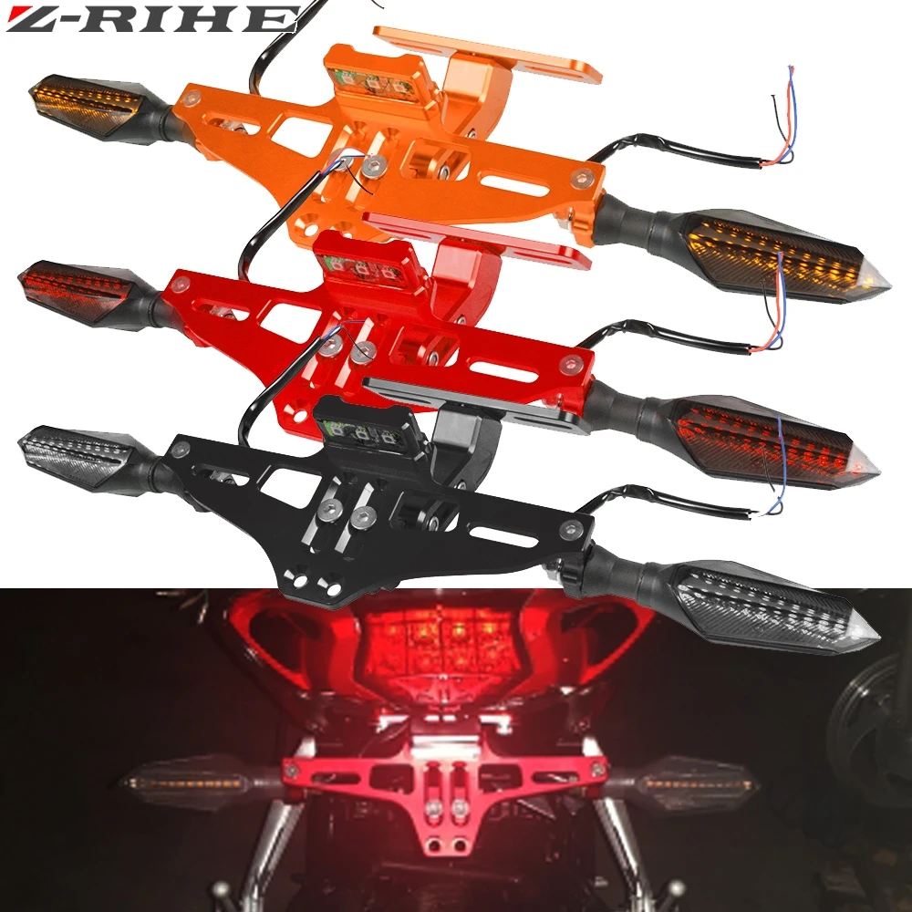 Motorcycle Accessories CNC Rear License Plate Mount Holder with LED Light For BMW F650GS F700GS F800GS F800GT F800R F800S F800ST
Motorcycle Accessories CNC Rear License Plate Mount Holder with LED Light For BMW F650GS F700GS F800GS F800GT F800R F800S F800ST