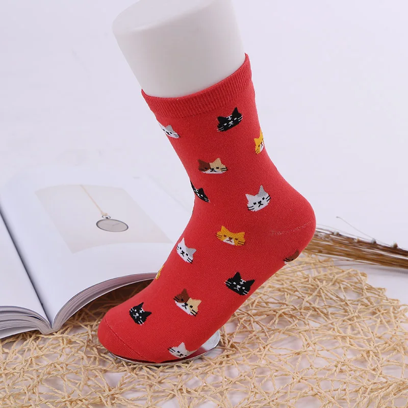 New Fashion Cute Animal Cat Pattern Ladies Socks Cartoon women In Tube socks Lovely Cotton Socks for Female Girls 5 Colors
New Fashion Cute Animal Cat Pattern Ladies Socks Cartoon women In Tube socks Lovely Cotton Socks for Female Girls 5 Colors