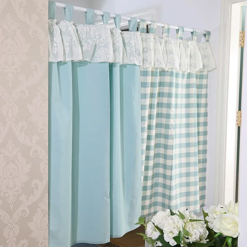 Set Japanese Style Plaid short lace Kitchen Curtains for Living room flower door curtains ready made green decor curtains 005
Set Japanese Style Plaid short lace Kitchen Curtains for Living room flower door curtains ready made green decor curtains 005
