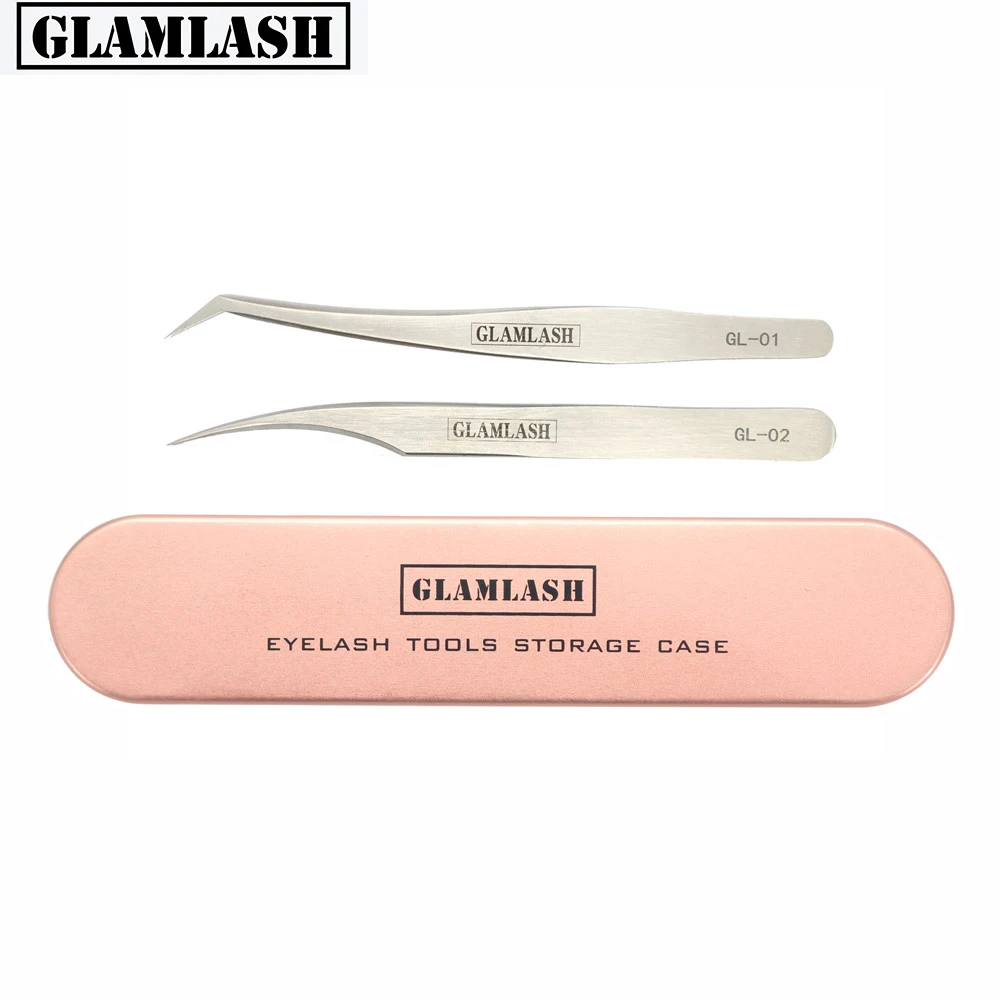 GLAMLASH Tinplate GL-01 GL-02 Tweezer Case Rose Gold/Silver Storage Box Makeup Tools 3 in 1
GLAMLASH Tinplate GL-01 GL-02 Tweezer Case Rose Gold/Silver Storage Box Makeup Tools 3 in 1