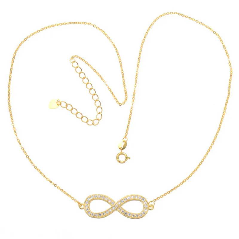 2019 New Fashion Jewelry Vintage Zircon Infinities Charms Necklaces Female Diy Crafts Handmade Long Chain Necklaces Bijoux Femal
2019 New Fashion Jewelry Vintage Zircon Infinities Charms Necklaces Female Diy Crafts Handmade Long Chain Necklaces Bijoux Femal
