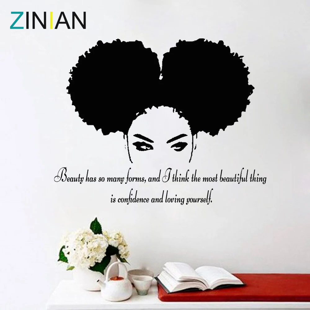 Tribal African Woman Decal Beauty Quote Beautiful Afro Girl Home Decor Living Room Bedroom Confidence Wall Stickers Salon Z900
Tribal African Woman Decal Beauty Quote Beautiful Afro Girl Home Decor Living Room Bedroom Confidence Wall Stickers Salon Z900