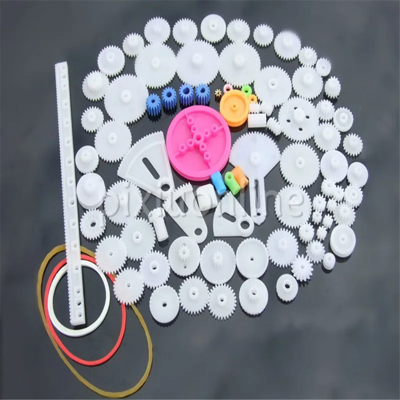 85pcs K841 85 Plastic Gears Pack without repetition DIY Technology Model Making Free Shipping Russia
85pcs K841 85 Plastic Gears Pack without repetition DIY Technology Model Making Free Shipping Russia
