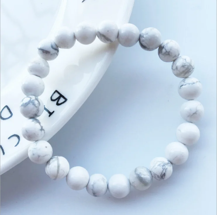 8mm Matte Glaze High Quality White Howlite Mala Beads Strand Bracelets Meditation Men & Women Jewelry
8mm Matte Glaze High Quality White Howlite Mala Beads Strand Bracelets Meditation Men & Women Jewelry