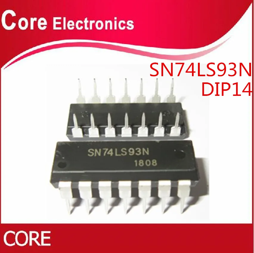 100 шт./лот SN74LS93N HD74LS93P 74LS93 DIP 14 новый оригинальный|Интегральные схемы| |