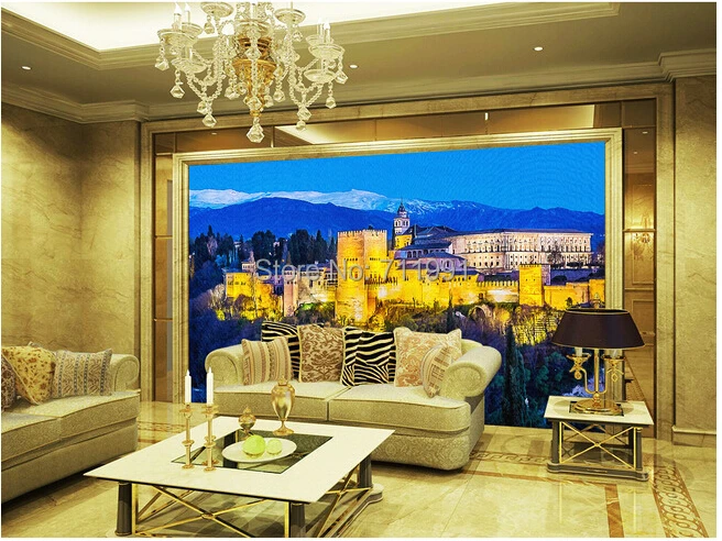 Custom European-style castle Wallpapers for TV backdrop living room bedroom corridor interior papel de parede
Custom European-style castle Wallpapers for TV backdrop living room bedroom corridor interior papel de parede