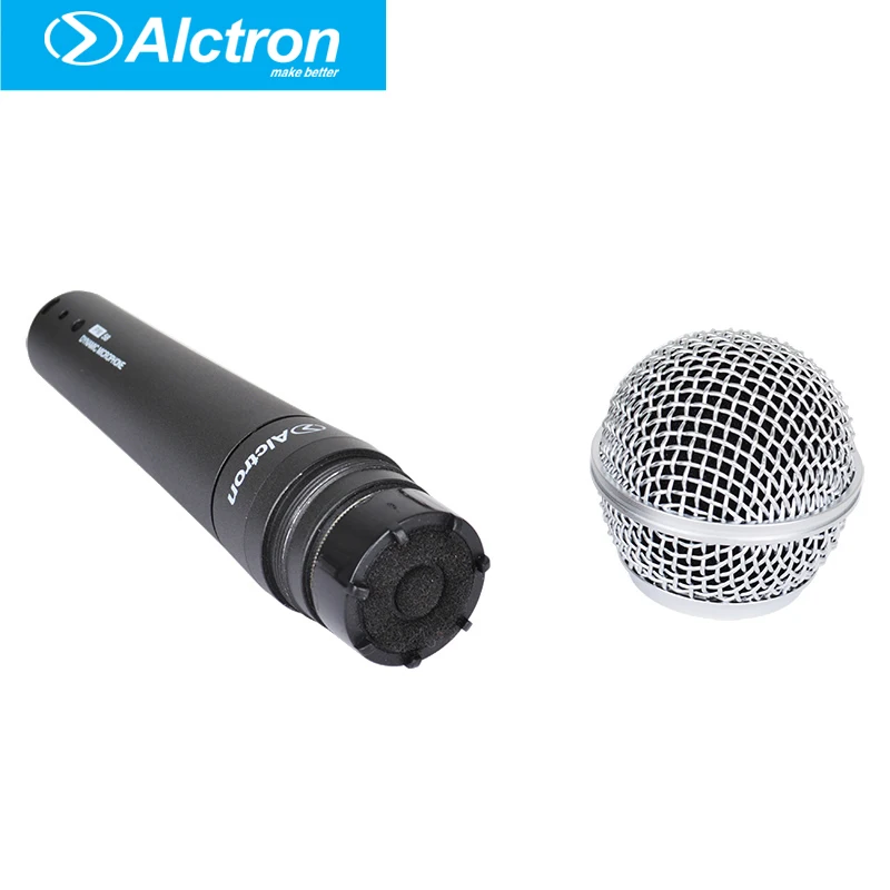 Alctron PM58 professional wired handheld music instrument dynamic microphone for ktv, home recording, stage performance
Alctron PM58 professional wired handheld music instrument dynamic microphone for ktv, home recording, stage performance