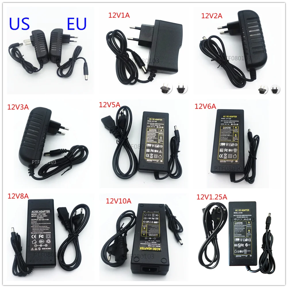 LED Switch Power Supply Adapter Transformer DC5V 12V 24V 1A 2A 3A 5A 6A 7A 8A 10A For 5V WS2812B APA102 12V 24V led strip light
LED Switch Power Supply Adapter Transformer DC5V 12V 24V 1A 2A 3A 5A 6A 7A 8A 10A For 5V WS2812B APA102 12V 24V led strip light