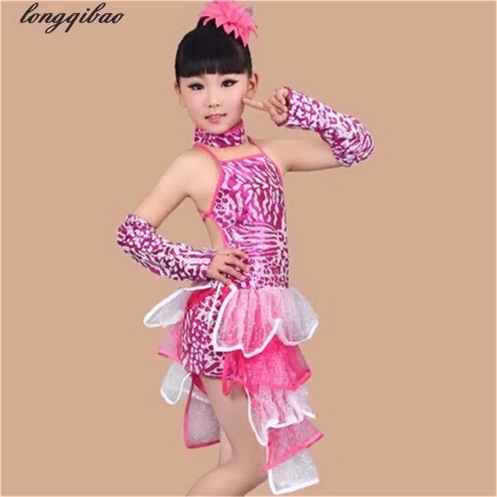 Girls new Latin dance skirt dance practice competition test performance sequined clothing TB7495
Girls new Latin dance skirt dance practice competition test performance sequined clothing TB7495