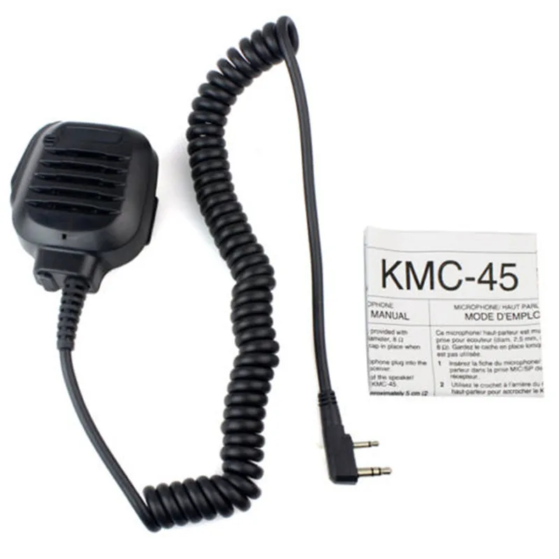 NEW KMC-45 Handheld Microphone Mic Speaker for Radio Walkie Talkie PUXING HYT BAOFENG UV5R UV-82 UV-82L UV-8D 666S 777S 888S
NEW KMC-45 Handheld Microphone Mic Speaker for Radio Walkie Talkie PUXING HYT BAOFENG UV5R UV-82 UV-82L UV-8D 666S 777S 888S