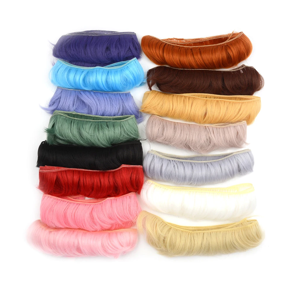 5x100cm Newest Doll short Curly DIY fringe hair natural brown black khaki color wig hair for 1/3 1/4 BJD SD doll wig
5x100cm Newest Doll short Curly DIY fringe hair natural brown black khaki color wig hair for 1/3 1/4 BJD SD doll wig