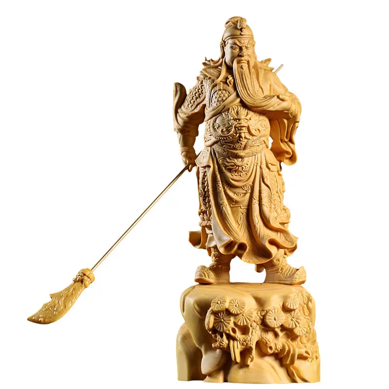Деревянная статуя Guan Yu: дверь, Бог процветания-китайский домашний декор ручной работы
Деревянная статуя Guan Yu: дверь, Бог процветания-китайский домашний декор ручной работы
