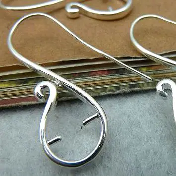 18pcs 25*33mm Bright Silver Earring Hook Wholesale DIY Accessories Vintage Handmade Materials Copper Tremellales
18pcs 25*33mm Bright Silver Earring Hook Wholesale DIY Accessories Vintage Handmade Materials Copper Tremellales
