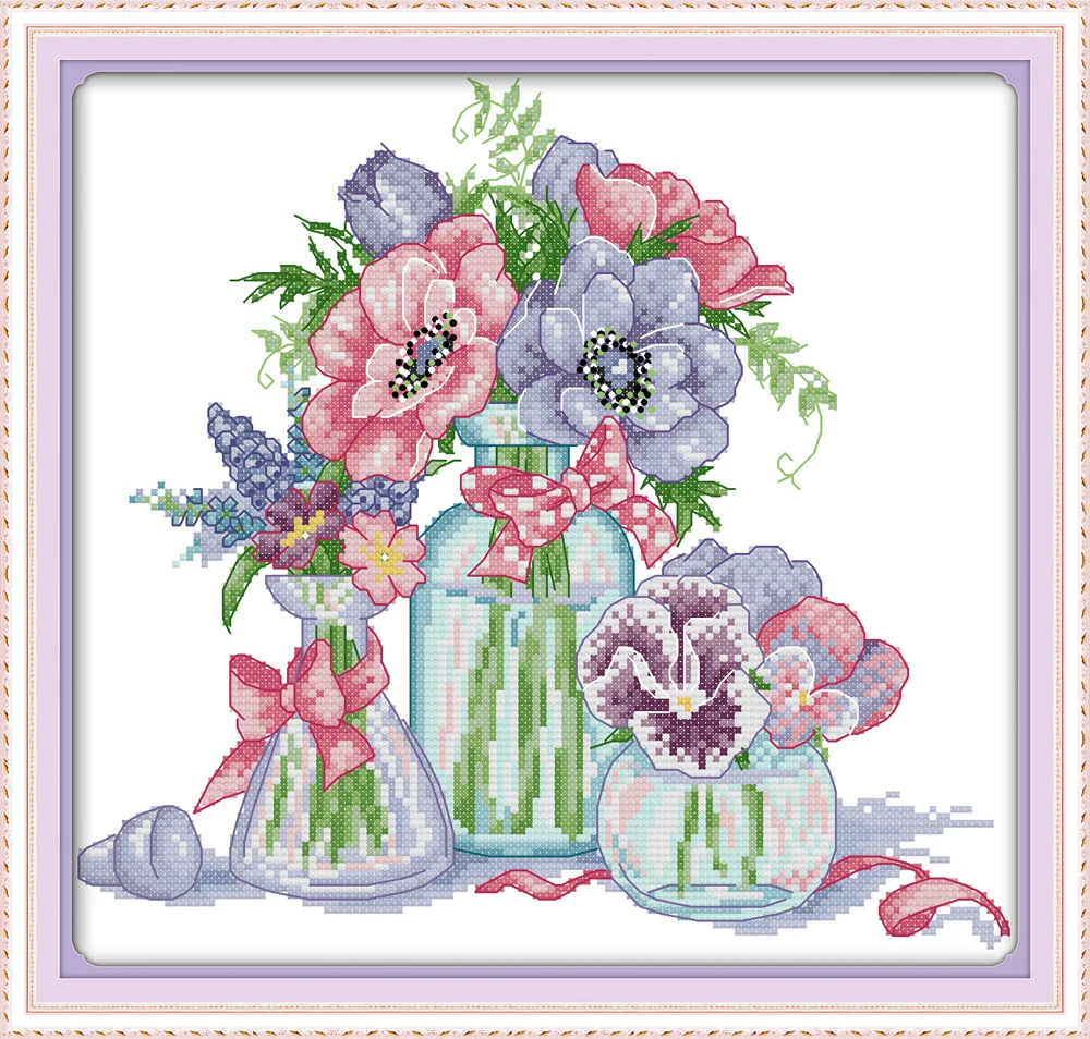 A blooming flower cross stitch kit aida 14ct 11ct count print canvas stitches embroidery DIY handmade
A blooming flower cross stitch kit aida 14ct 11ct count print canvas stitches embroidery DIY handmade