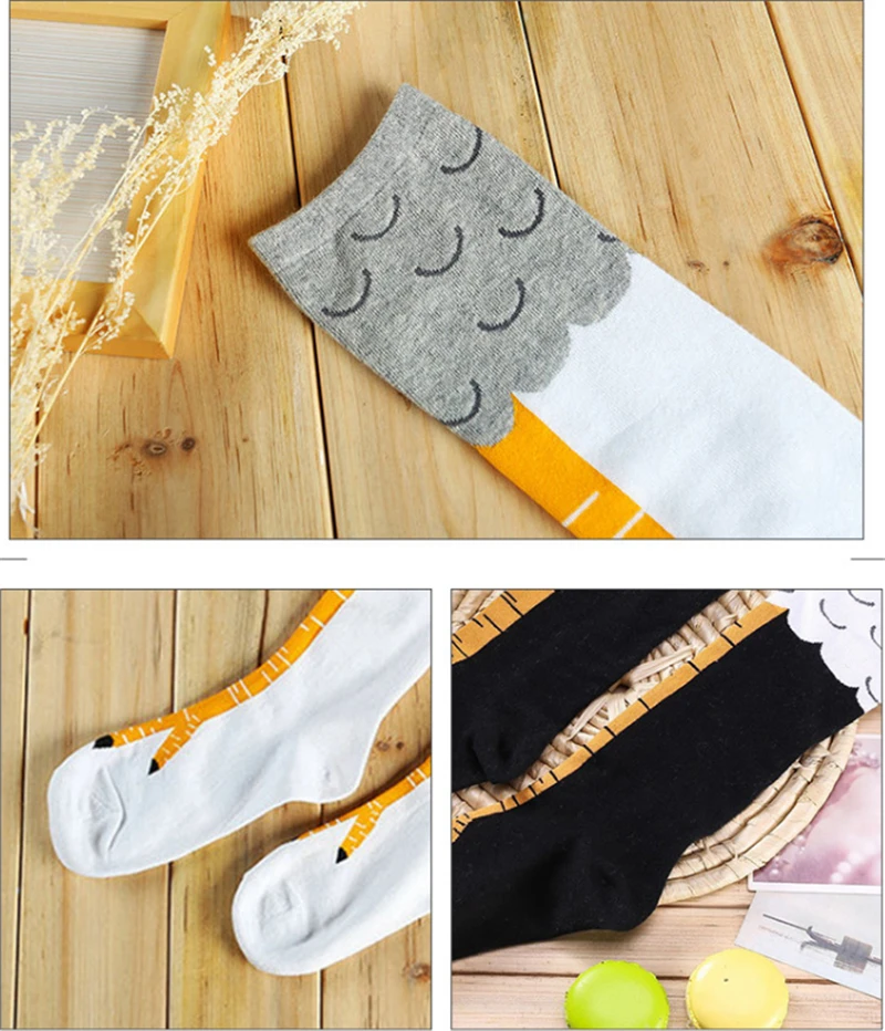 Women Over the Knee Socks 3D Print Funny Chicken Cartoon Cotton Stockings High Quality Creative Ainimals Cute
Women Over the Knee Socks 3D Print Funny Chicken Cartoon Cotton Stockings High Quality Creative Ainimals Cute