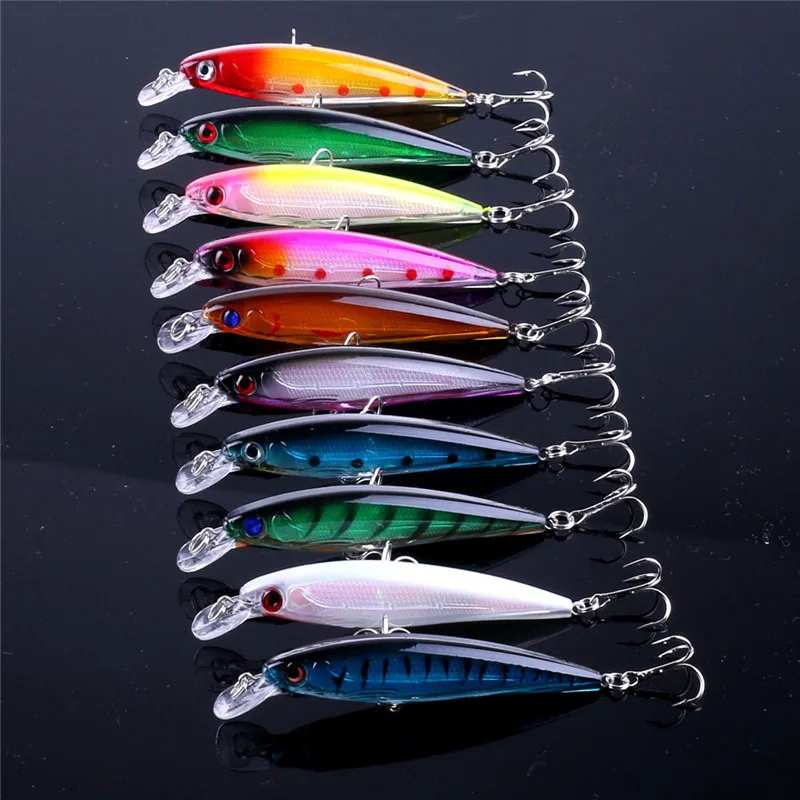 Hengjia 10PCS 10.7cm Floating Minnow Fishing Lure Laser isca Artificial Bait 3D Eyes pesca Crankbait Minnows Fishing Wobblers
Hengjia 10PCS 10.7cm Floating Minnow Fishing Lure Laser isca Artificial Bait 3D Eyes pesca Crankbait Minnows Fishing Wobblers