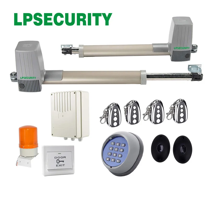 220V AC swing Automatic Gate Opener / actuator for double Swing Gates Up to 10 Feet Long or 800 Pounds each leaf
220V AC swing Automatic Gate Opener / actuator for double Swing Gates Up to 10 Feet Long or 800 Pounds each leaf