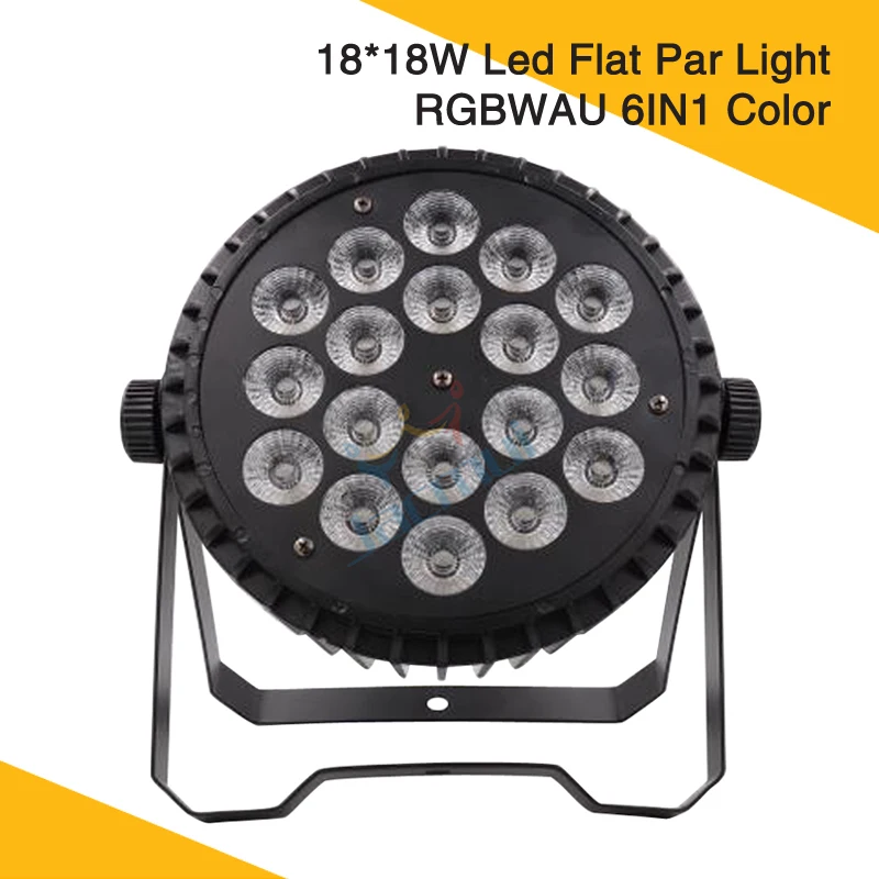 18*18W Led Flat Par Light RGBWAU 6IN1 Color Indoor Led Par Wash Dj Lighting Dmx Input Socket 4 Button Display No Waterproof
18*18W Led Flat Par Light RGBWAU 6IN1 Color Indoor Led Par Wash Dj Lighting Dmx Input Socket 4 Button Display No Waterproof