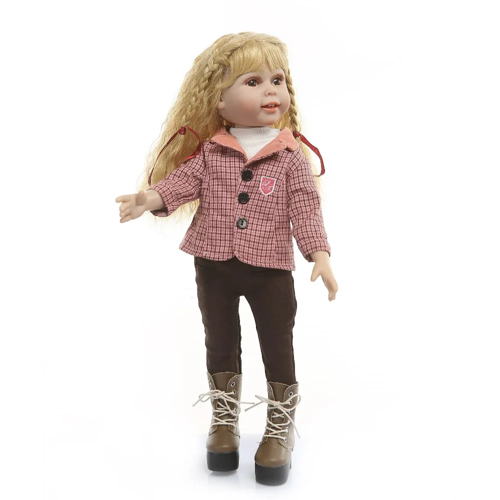 18-дюймовые полноразмерные виниловые куклы-Младенцы для девочек, американские куклы, реалистичные силиконовые куклы-младенцы, игрушки для детей, подарок 
18-дюймовые полноразмерные виниловые куклы-Младенцы для девочек, американские куклы, реалистичные силиконовые куклы-младенцы, игрушки для детей, подарок