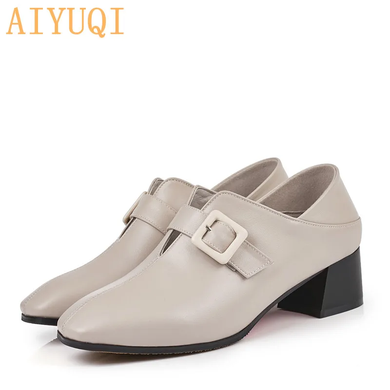 AIYUQI Women dress shoes 2021 spring new women fashion shoes genuine leather large size 41 42 square head shoes women
AIYUQI Women dress shoes 2021 spring new women fashion shoes genuine leather large size 41 42 square head shoes women