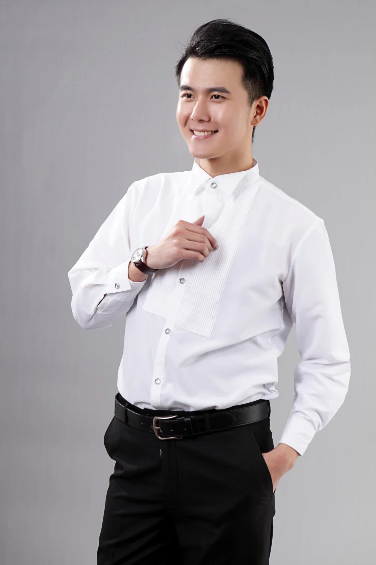 New Style White Cotton Long Sleeve Men Wedding Shirt Groom Party Wear Shirts man prom shirt NO:2
New Style White Cotton Long Sleeve Men Wedding Shirt Groom Party Wear Shirts man prom shirt NO:2