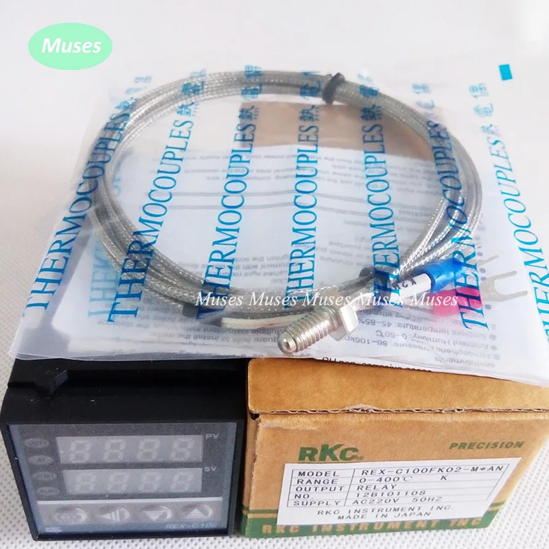 Dual Digital RKC PID Temperature Controller REX-C100 with thermocouple K, Relay Output
Dual Digital RKC PID Temperature Controller REX-C100 with thermocouple K, Relay Output