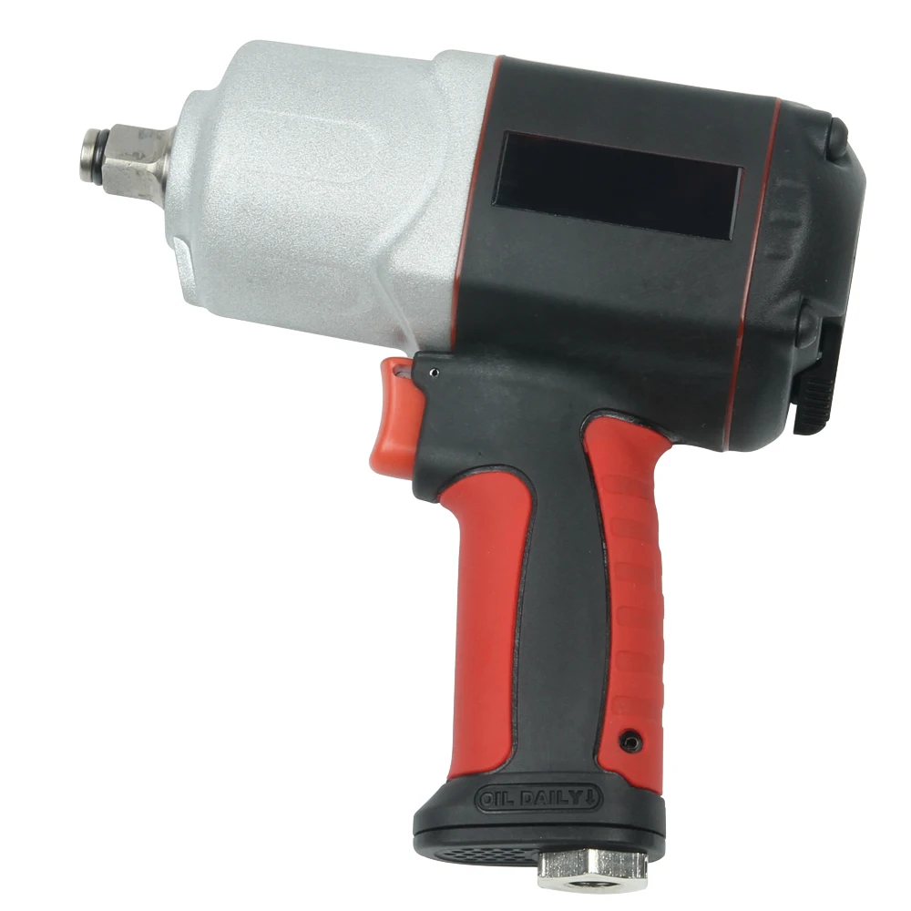 SAT1912 High Quality Handle Exhaust 850N-m Twin Hammer 1/2" Professional Pneumatic Car Repairing Wrench Air Impact Wrench
SAT1912 High Quality Handle Exhaust 850N-m Twin Hammer 1/2" Professional Pneumatic Car Repairing Wrench Air Impact Wrench