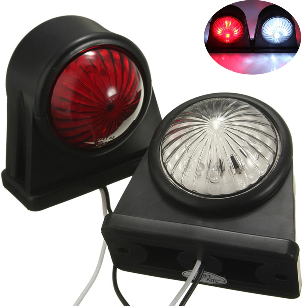 1Pair Rubber Outline LED Side Marker Lights Red White Car Elbow Side Lamp for 12V 24V Truck Trailer
1Pair Rubber Outline LED Side Marker Lights Red White Car Elbow Side Lamp for 12V 24V Truck Trailer