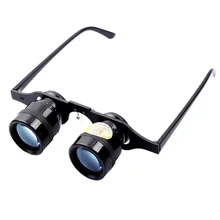Adjustable 10 Times Zoom In Glasses Fishing 66g Ultralight Full Metal Hand Free Binoculars Telescope Polarized Glass Pesca T45