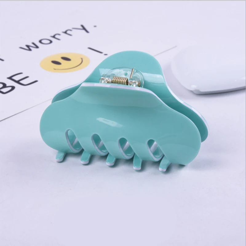 New Candy Color Clip Acrylic Hairpin Large Horsetail Head Ornament Adult Hair Accessories | Аксессуары для одежды