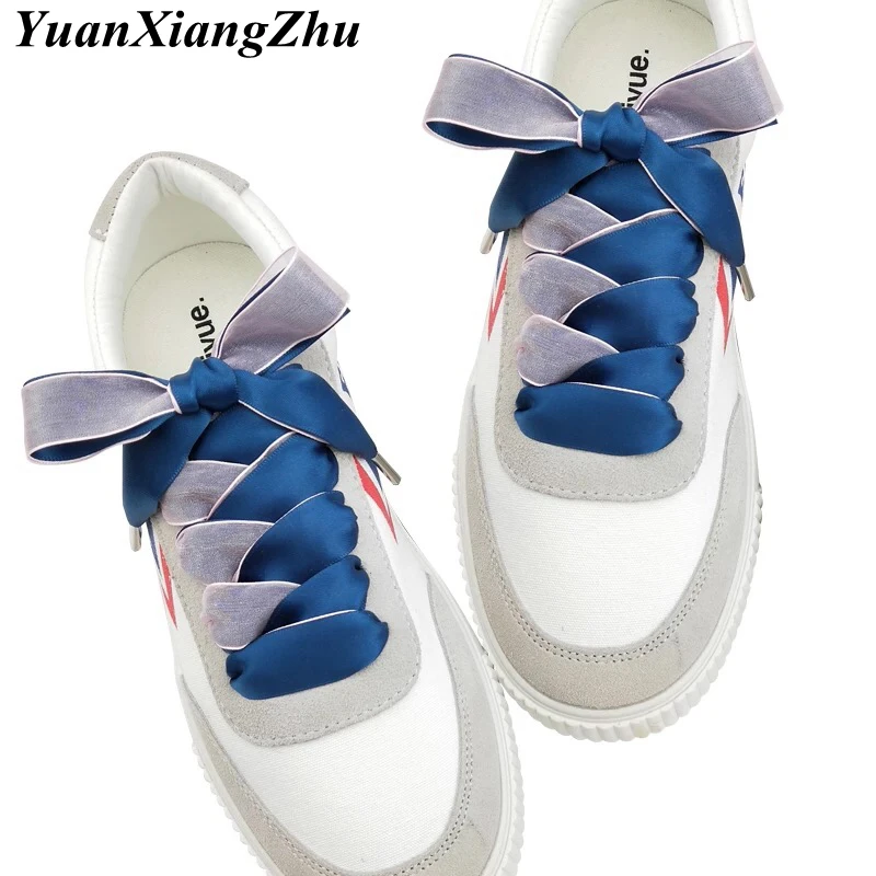 1 Pair 2CM Width 80/100/120cm Double-faced Snow Yarn Satin Silk Ribbon Shoelaces Lace Shoe Lace Fashion Sneakers Shoe Laces
1 Pair 2CM Width 80/100/120cm Double-faced Snow Yarn Satin Silk Ribbon Shoelaces Lace Shoe Lace Fashion Sneakers Shoe Laces