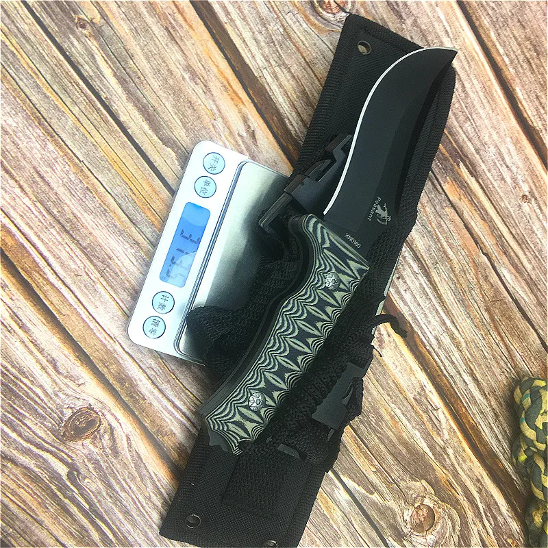 PEGASI XNO160 black G10 handle straight blade 5 cr13mov 59HRC anti-oxidant high hardness outdoor tactical straight knife
PEGASI XNO160 black G10 handle straight blade 5 cr13mov 59HRC anti-oxidant high hardness outdoor tactical straight knife
