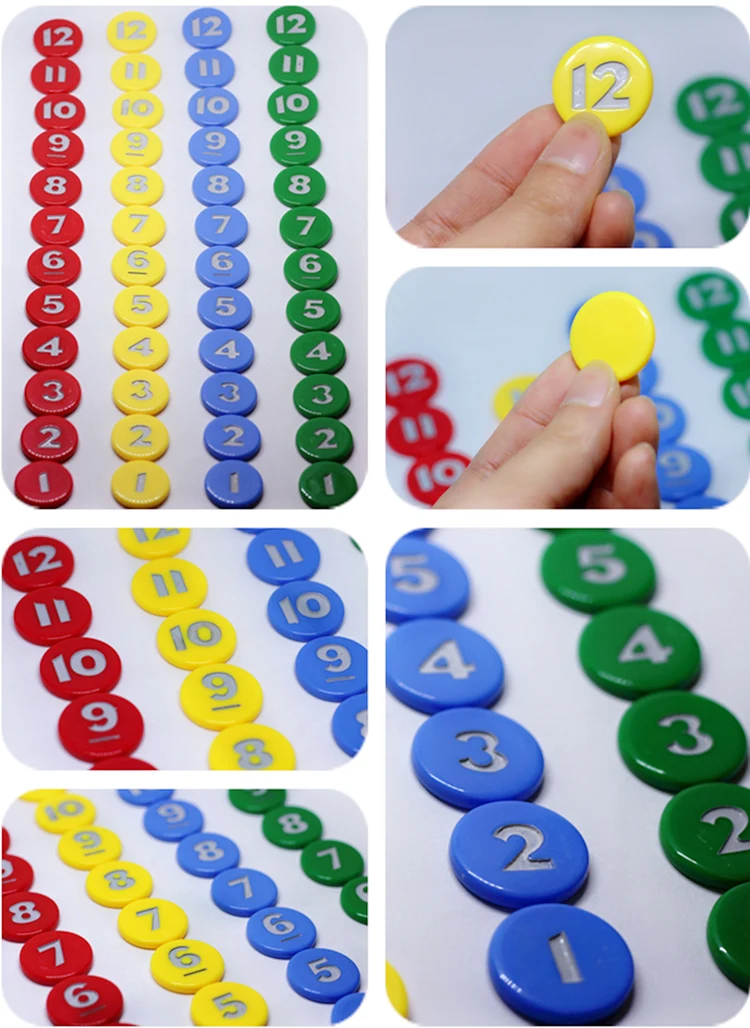 48Pcs Colourful 2.5cm Plastic Digital 1-12 Number Poker Chips Casino Bingo Markers for Fun Family Puzzle Carnival Bingo Game
48Pcs Colourful 2.5cm Plastic Digital 1-12 Number Poker Chips Casino Bingo Markers for Fun Family Puzzle Carnival Bingo Game