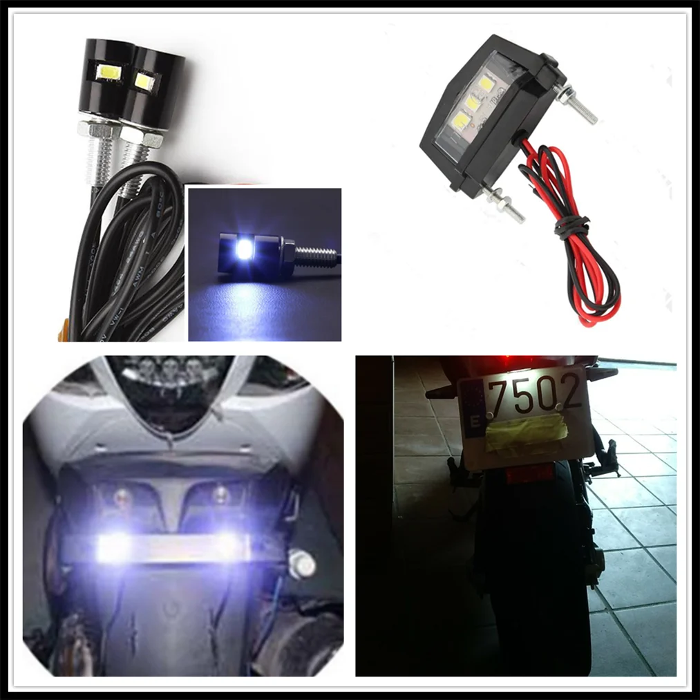 Motorcycle lights Tail Rear LED License Plate Light Bulb for Ducati ST4 S ABS 748 750SS 900SS 1000SS 996 998 B S R
Motorcycle lights Tail Rear LED License Plate Light Bulb for Ducati ST4 S ABS 748 750SS 900SS 1000SS 996 998 B S R