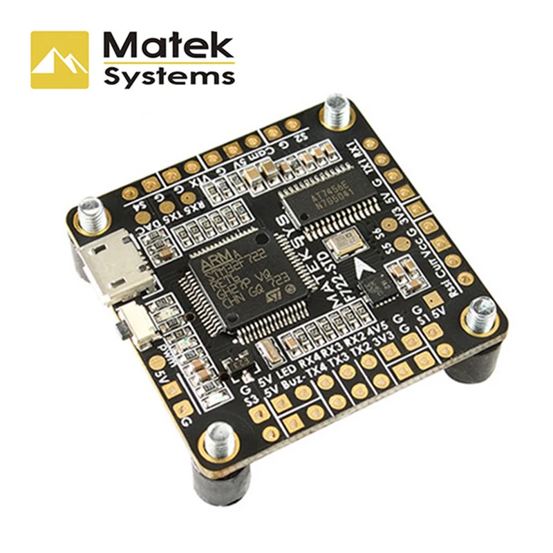 Контроллер полета Matek Systems женский STM32F722 Встроенный OSD BMP280 барометр Blackbox для