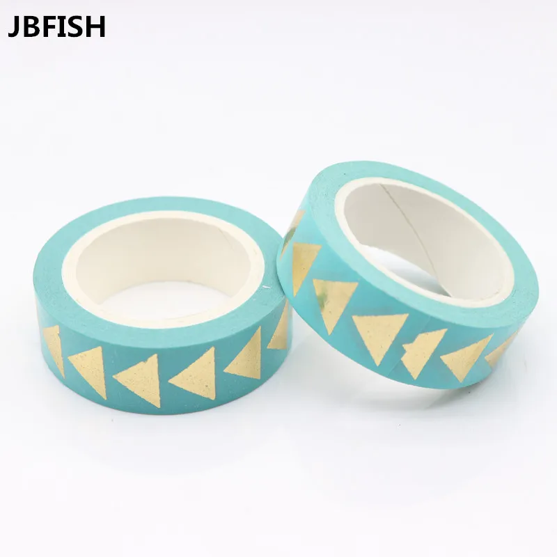 Золотая фольга JBFISH для тиснения бронзовая фиолетовая треугольная в горошек