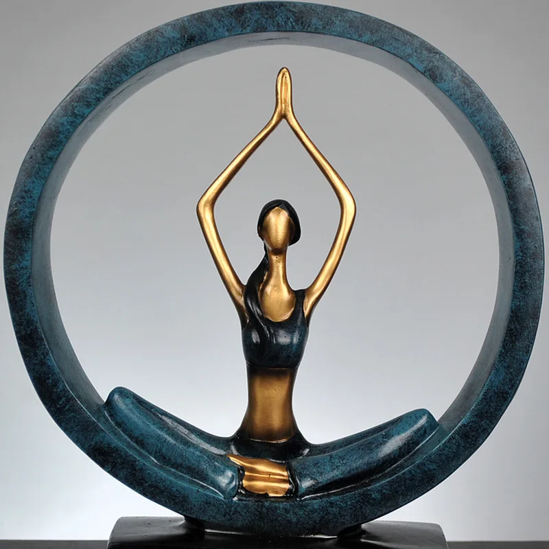 European Yoga Girl Decoration Living Room Wine Cabinet Decoration Abstract Art Resin Yoga Pose Statue Crafts ZP5041001 
European Yoga Girl Decoration Living Room Wine Cabinet Decoration Abstract Art Resin Yoga Pose Statue Crafts ZP5041001
