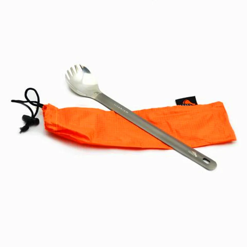 TOAKS SLV-14 Titanium Long Handle Spork with Polished Bowl Outdoor Picnic and Household Dual-Use Tableware Spoon 220mm 19g
TOAKS SLV-14 Titanium Long Handle Spork with Polished Bowl Outdoor Picnic and Household Dual-Use Tableware Spoon 220mm 19g