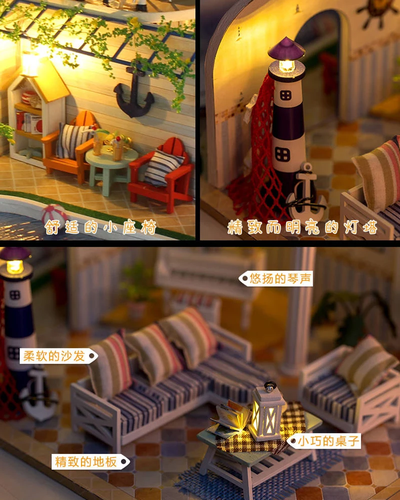 Kids DIY Assemble Doll House Wooden Doll Houses Miniatures Dollhouse Furniture Set Kit Toys for Children Birthday Gift
Kids DIY Assemble Doll House Wooden Doll Houses Miniatures Dollhouse Furniture Set Kit Toys for Children Birthday Gift