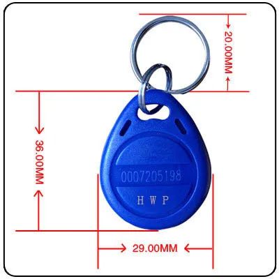Брелок для ключей TK4100 100 шт. 125 кГц RFID карта контроля доступа| |