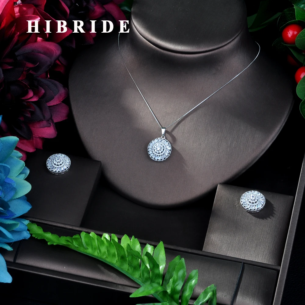 HIBRIDE Exclusive Design Jewelry Sets for Women Luxury Jewelry Set Design Fashion Gold Filled Cubic Zirconia Earrings Necklace
HIBRIDE Exclusive Design Jewelry Sets for Women Luxury Jewelry Set Design Fashion Gold Filled Cubic Zirconia Earrings Necklace