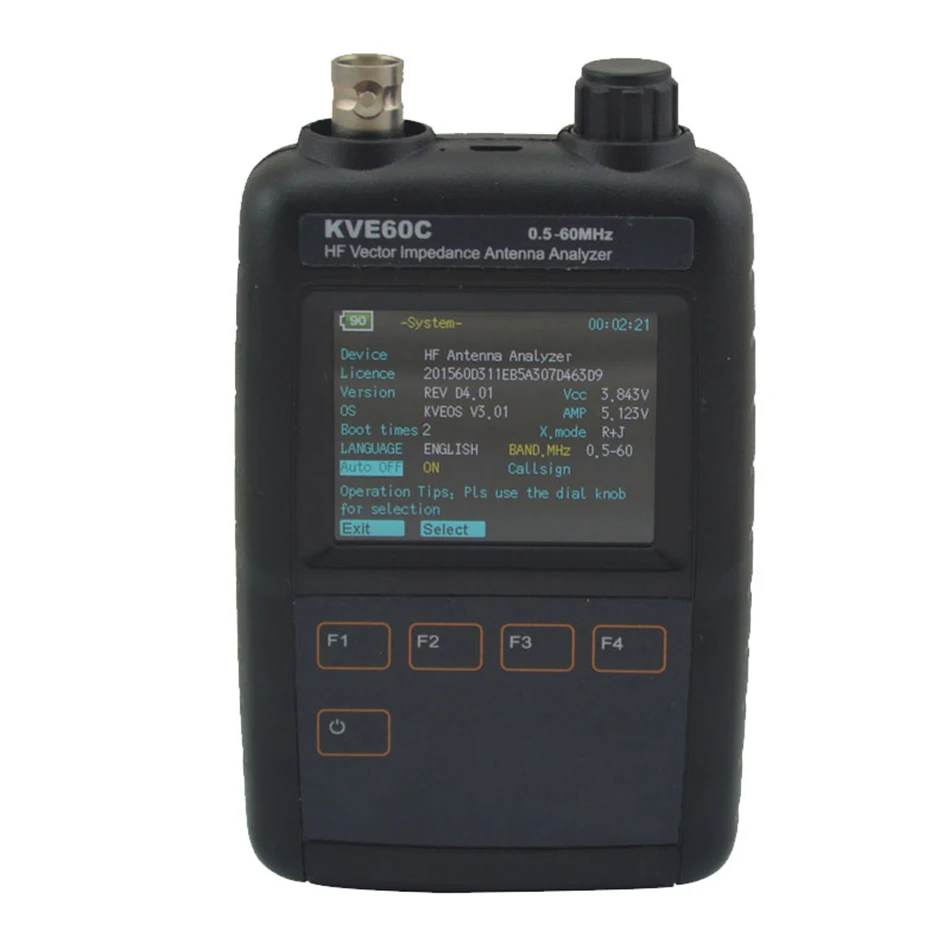 Professional High Sensitive KVE60C Genuine Antenna Analyzer Ultra MFJ Shortwave Talent HAM 60B Upgrade
Professional High Sensitive KVE60C Genuine Antenna Analyzer Ultra MFJ Shortwave Talent HAM 60B Upgrade