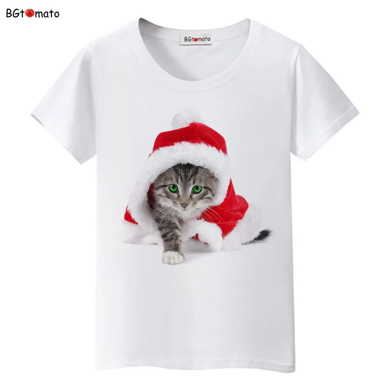 2021 Christmas cat t shirt women/girl favourite lovely home pets shirts Good quality brand casual shirt trend tops
2021 Christmas cat t shirt women/girl favourite lovely home pets shirts Good quality brand casual shirt trend tops