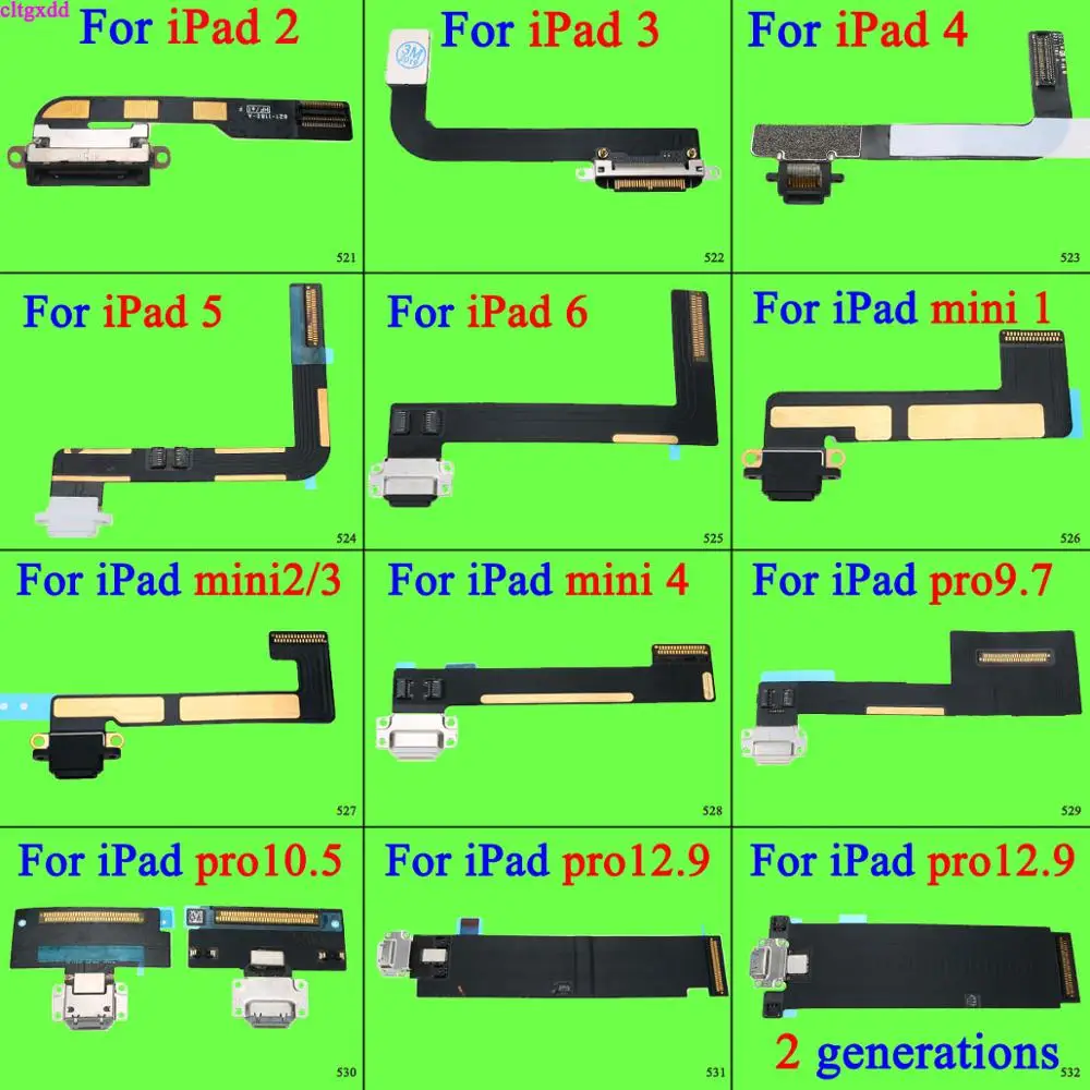 cltgxdd Charging Port Parts Dock Port Flex Cable Repair For ipod Touch 5 for iPad 2 3 4 5 6 Air 2 Mini 1 2 3 4 Pro 9.7 10.5 12.9
cltgxdd Charging Port Parts Dock Port Flex Cable Repair For ipod Touch 5 for iPad 2 3 4 5 6 Air 2 Mini 1 2 3 4 Pro 9.7 10.5 12.9