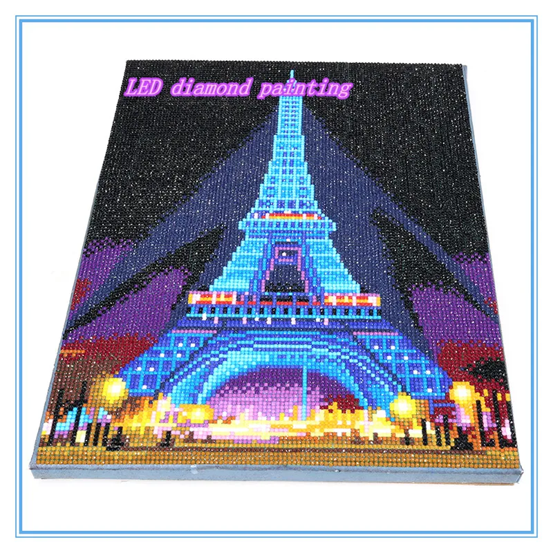 Full Round Drill 5D DIY New LED Light Diamond Painting "Eiffel Tower" 3D Embroidery Cross Stitch Mosaic Decor Gift 30X40CM
Full Round Drill 5D DIY New LED Light Diamond Painting "Eiffel Tower" 3D Embroidery Cross Stitch Mosaic Decor Gift 30X40CM