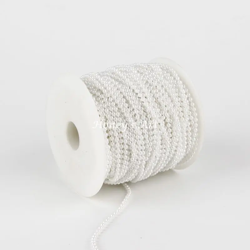 50M 1 Roll 3mm white Pearls Bead Garland Chain Wedding Decoration Center Candle Crafting DIY Favor
50M 1 Roll 3mm white Pearls Bead Garland Chain Wedding Decoration Center Candle Crafting DIY Favor