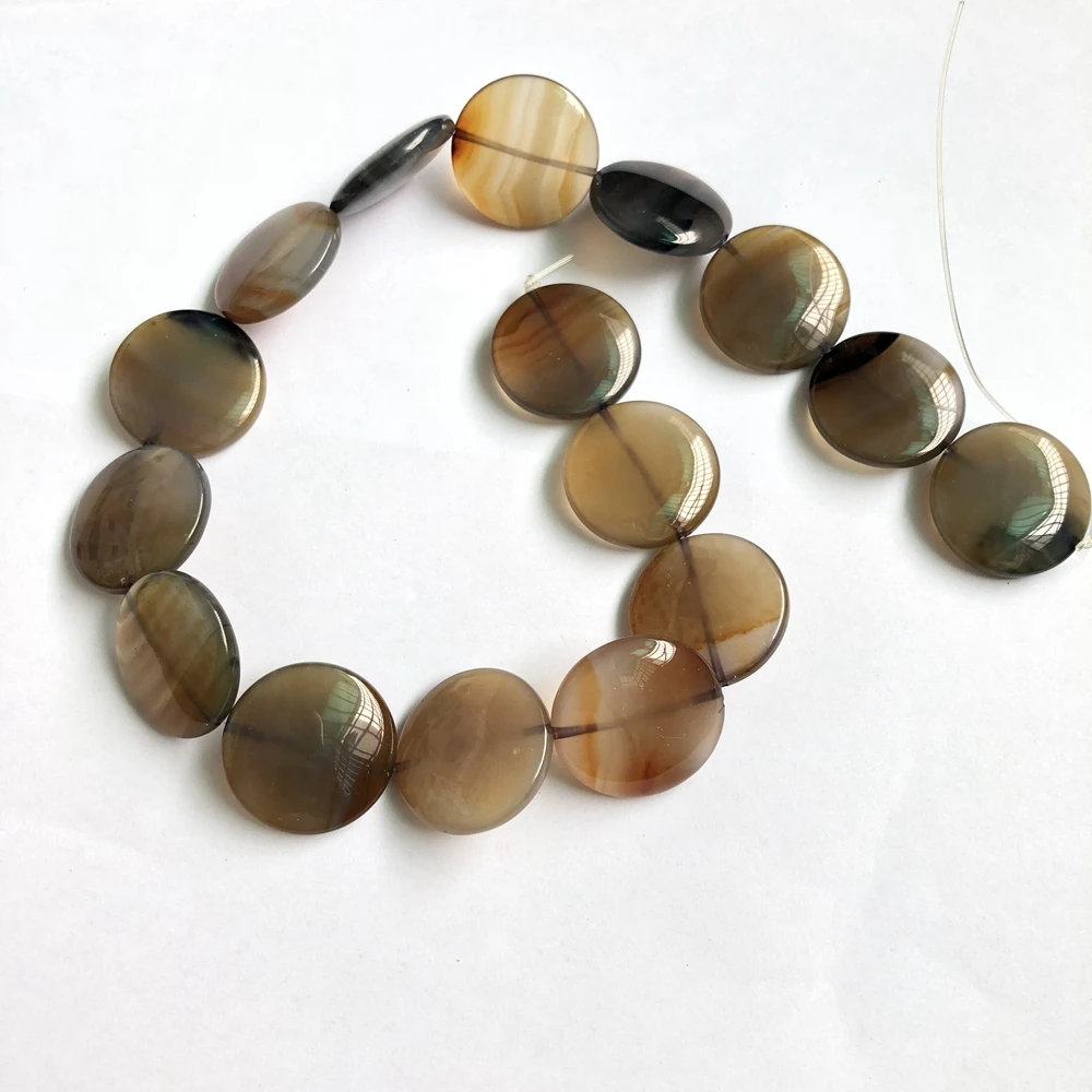 Natural A Quality Red Carnelian Gray Agate 25mm Coin Bead Gem Loose Beads For Jewelry Making,1strand 15.5"
Natural A Quality Red Carnelian Gray Agate 25mm Coin Bead Gem Loose Beads For Jewelry Making,1strand 15.5"