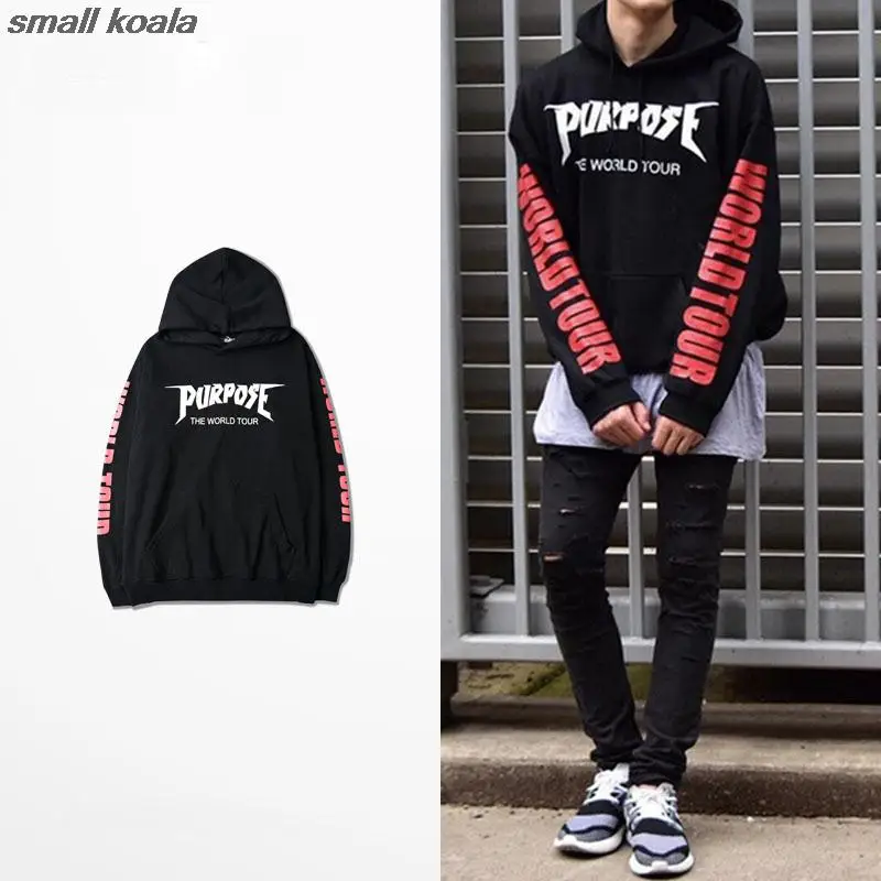 Толстовка Purpose Tour Мужская Джастин Бибер худи Канье уличная одежда брендовые